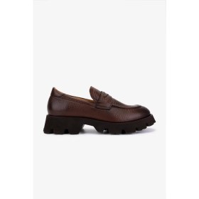 Resim Valmenti Erkek Hakiki Deri Taba Loafer Ayakkabı 1093 1902 Erk Ayk SK25-26 Taba Ir Fltr 