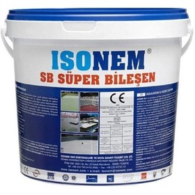 Resim İsonem Sb Süper Bileşen Uv Dayanımlı Su Yalıtımı 5 KG - Gri 