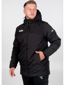 Resim Diadora Alto Anorak Uzun Mont Siyah 