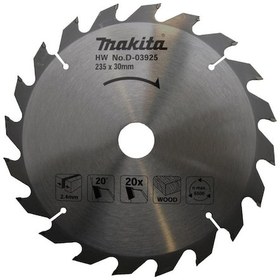 Resim Makita D-03925 Elmas Daire Testere Bıçağı 235 MM X30x 20 Diş 