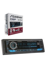 Resim Soundway SW-9944 DSP Oto Teyp 4X60W Bluetooth Mobil Aplikasyon Usb Type-C Sd Fm Aux 