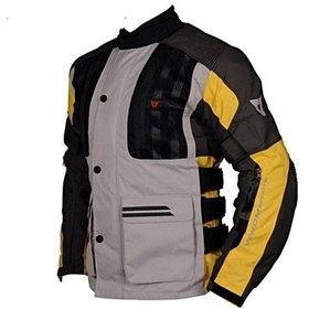 Resim Venom Tourex Touring Bayan Motosiklet Montu Gri Sarı 