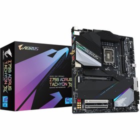 Resim Gigabyte Z790 Aorus Tachyon X WiFi6E DDR5 (8700MHz)OC M.2 HDMI/USB-C PCIe 5.0 1700P eATX Anakart 