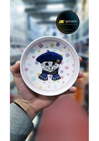 Resim Kedi Desenli 4'lü Çerezlik, Tatlı Tabak Çocukaları Sevindirmek İçin Mükemmel Çok Renkli 