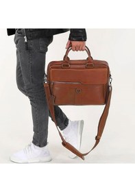 Resim Lederax Hakiki Deri Evrak Portföy Laptop Çantası Ld481 Taba 