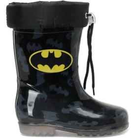 Resim Batman Dorıne.p2pr Siyah Erkek Çocuk Yağmur Çizmesi 