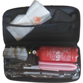 Resim Demirgroup Lüks Ilk Yardım Çantası, Trafik Seti, Araç Muayene Çantası, Yangın Tüpü 