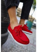 Resim Knack Mevsimlik Keten Ayakkabı 008 Kırmızı 