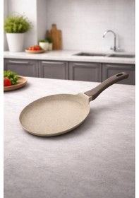 Resim 26 Cm Krep Döküm Tava - Cappucıno 