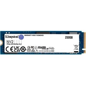 Resim 250GB KINGSTON NV2 SNV2S/250G 3000/1300MB/s M.2 NVMe SSD 