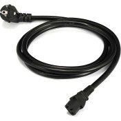 Resim Aogo 3 mt Power Güç Kablosu C13 Iec 320 Enerji Kablosu 3m Monitör Pc Yazıcı Elektrik Kablosu 