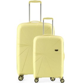 Resim Ççs 5264 Büyük Kabin 2 Li Valiz Seti Sarı 