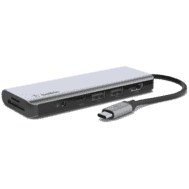 Resim BELKIN USB-C’den 7’si Bir Arada Çoklayıcı Adaptör Gri 