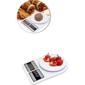 Resim Pratik Mağazam Dijital Hassas Mutfak Tartısı Hassas Ölçüm 1 Gram 10 kg Kapasiteli Hassas Mutfak Terazi 