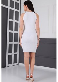 Resim Z2012 Dewberry Bayan Elbise-beyaz Beyaz 