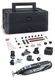 Resim Dremel 8240-5/65 Platinum+ Box 12V 2Ah Akülü Çok Amaçlı El Motoru - F0138240JP 