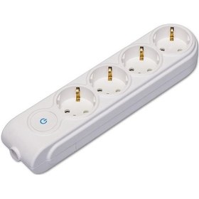 Resim Makel Yeni Nesil Grup Priz Çocuk Korumalı Dörlü Anahtarlı 