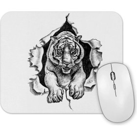 Resim Baskı Dükkanı Espirito De Tigre Mouse Pad 