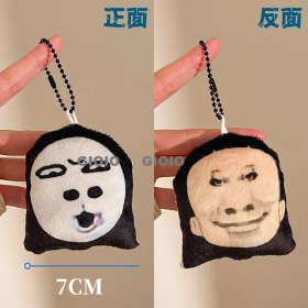 Resim Silver1 Karikatür Küçük Hediye Peluş Bebek Kolye Anahtarlık Çanta Kolye Aksesuarları (Yurt Dışından) 