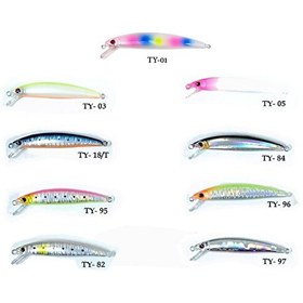 Resim Turko 70 MM 3.8 GR Kurşun Arkası Rapala Maket Balık - TY-01 