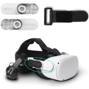 Resim Oculus Quest 2 Hifylux Kulaklık Adaptörü Htc Vıve Dinleme Akıllı Kafa Bandı Konektörü Gösterildiği Gibi 