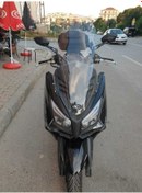 Resim Motocam Kymco Xtown 250 İ Siperlik Ön Cam 2020 2024 Model 83cm Şeffaf Renkli 4mm Uzun Cam 