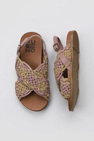 Resim Bueno Shoes Pudra Deri Kadın Düz Sandalet 01wu4248 