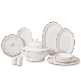 Resim Korkmaz Eliza Collection 60 Parça Yuvarlak Yemek Takımı A8238 