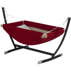 Resim Puanti Gondol Hamak - Bordo - Bordo / Standart 