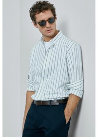 Resim Lufian Erkek Regular Fit Nıcer Basic Gömlek 111010639 Lacivert Lacivert 