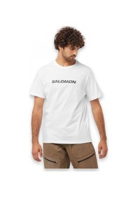 Resim Salomon Lc2245400 Sal Logo Perf Ss Tee M Beyaz Erkek T-shirt 