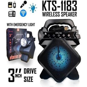 Resim Mila Işıklı Kablosuz Bluetooth Fenerli Ses Hoparlörü 