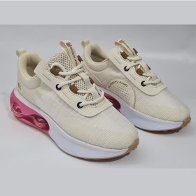 Resim Scootland Kadın Air Max Taban Spor Ayakkabı 19349 Bej 