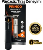 Resim Princo ŞARJLI SAÇ SAKAL TIRAŞ MAKİNASI PR-690 SİYAH 
