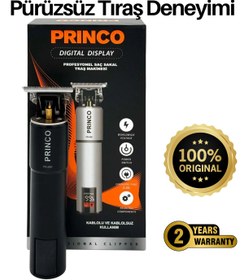 Resim Princo ŞARJLI SAÇ SAKAL TIRAŞ MAKİNASI PR-690 SİYAH 