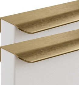 Resim Gizli Kulplar, Çağdaş Çekici Çekmeleri, Alüminyum Alaşım Görünmez Tutuk Kabine Tutma 2 Parçası 