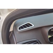 Resim Renault Megane 4 Krom Havalandırma Çerçevesi Üst Konsol Taşlı 2 P 