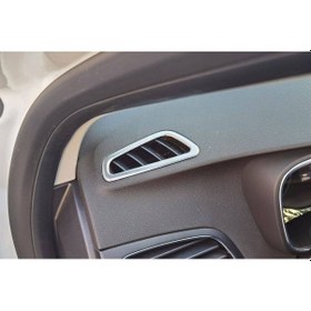 Resim Renault Megane 4 Krom Havalandırma Çerçevesi Üst Konsol Taşlı 2 P 