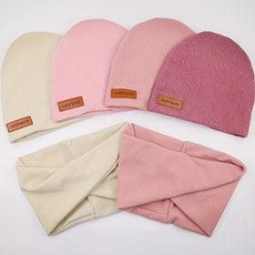 Resim Gençler İçin Rahat Kışlık Takım: Çift Katmanlı Bere & Sıcak Boyun Isıtıcı - Rüzgar Geçirmez, Esnek Uyumlu Etiket Tasarımlı 