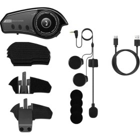 Resim Zoli BT35 Rgb Renkli Işıklı ve Yüksek Sesli Bluetooth Kask Intercom /motosiklet Interkom Kulaklık 