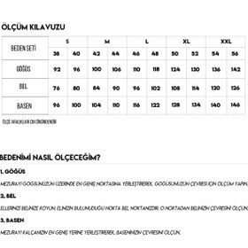 Resim Büyük Beden Midi Boy Kot Etek Tolga Saraçoğlu - Siyah / 48 