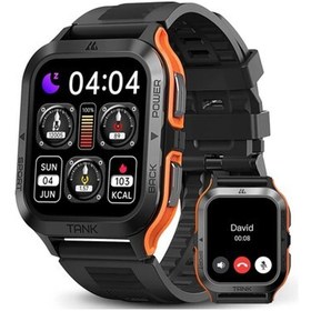 Resim Amaztim Akıllı Saat, 60 Gün Pil Ömrü, Aı Sesli Asistan - Turuncu 