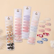 Resim 10'lu Paket Çeşitli Çocuk Saç Tokası Seti - Polyester Oval Şekilli Fantezi Kurdele Tokaları Çiçek Desenli Kızlar İçin - Balo, Parti, Seyahat İçin Çok Yönlü - 3-14 Yaş İçin Uygundur 