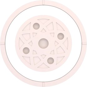 Resim Motifpiyer Tavan Spot Göbek Tsg-C-11-Dış Çıtalı 