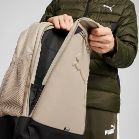 Resim Puma Buzz Erkek Bej Stil Sırt Çantası Ergonomik Tasarım 07913618 Geniş İç Hacim ile Konforlu Kullanım 