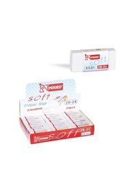 Resim Mikro Soft 2B-24 Beyaz Silgi 1 Adet 
