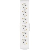 Resim Pack Viko Multi-Let 6lı Topraklı Ç.k Klemensli Priz, Beyaz 