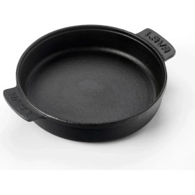 Resim Lava Döküm Yuvarlak Güveç Kabı Döküm Demir Yekpare Çift Kulplu Çap(Ø)17cm. 