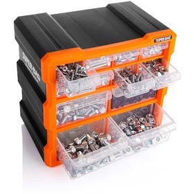 Resim Super Bag Asr-6007 Monoblok 12 Çekmeceli Organizer Kutu 