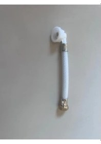 Resim Visam Gömme Rezervuar Flex Hortum 3/8-1/2 13 Cm Beyaz 